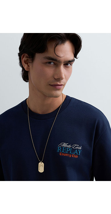 REPLAY &times; Monte Carlo Country Club オーバーサイズ Tシャツ 詳細画像